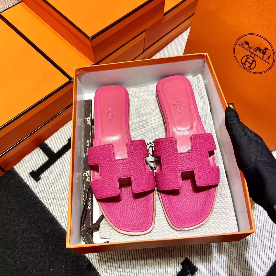 에르메스 올수공 오란 슬리퍼 샌들 토고 43